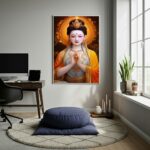 Quadro Decorativo Guanyin (Kwan Yin) - 70x50cm
