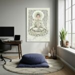 Quadro Decorativo Guanyin a Bodhisattva - 70x50cm