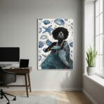 Quadro Decorativo Iemanjá - Candomblé - 70x50cm