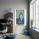 Quadro Decorativo Iemanjá - Orixá das Águas - 70x50cm
