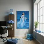 Quadro Decorativo Iemanjá - Rainha do Mar - 70x50cm