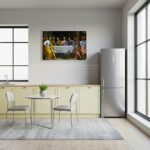Quadro Decorativo Ilustração da Santa Ceia - 50x70cm