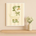 Quadro Decorativo Infantil Estilo Country Patinha