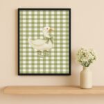 Quadro Decorativo Infantil Estilo Country Patinho