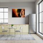 Quadro Decorativo Jesus Cristo e o Leão de Judá - 50x70cm