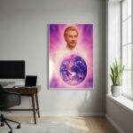Quadro Decorativo Mestre Ascensionado Saint Germain-70x50cm