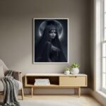 Quadro Decorativo Nix Deusa Primordial da Noite - 70x50cm