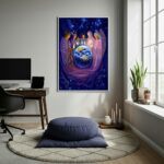 Quadro Decorativo Oração Coletiva para a Terra - 70x50cm