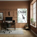 Quadro Decorativo Oxalá É Pai Maior - 70x50cm