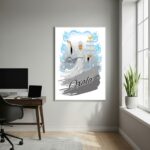 Quadro Decorativo Oxalá - Orixá da Vida - 70x50cm