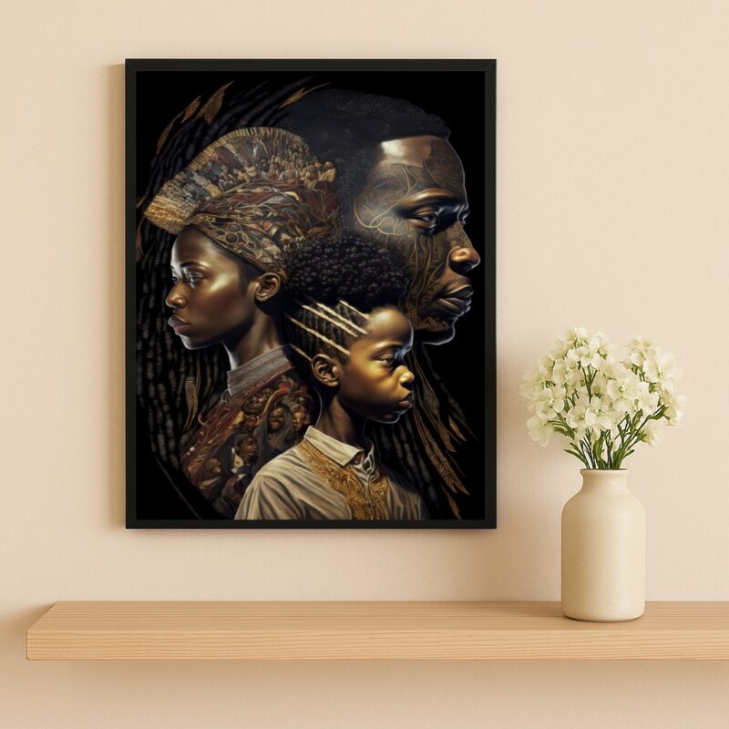 Quadro Decorativo Pessoas Origem Africana