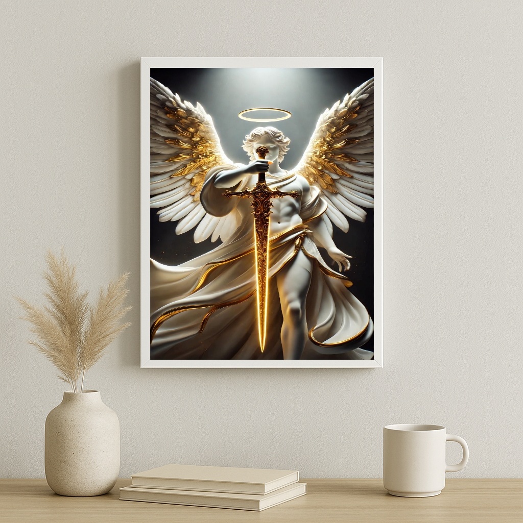 Quadro Decorativo Poderoso São Miguel Arcanjo