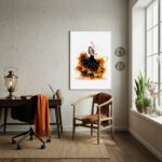 Quadro Decorativo Pombagira do Fogo - 70x50cm