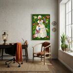 Quadro Decorativo Representação de uma Baiana - 70x50cm