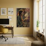 Quadro Decorativo Xamã - Líder Espiritual - 70x50cm