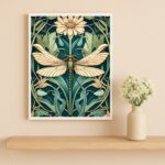 Quadro Libélula Art Deco Nouveau