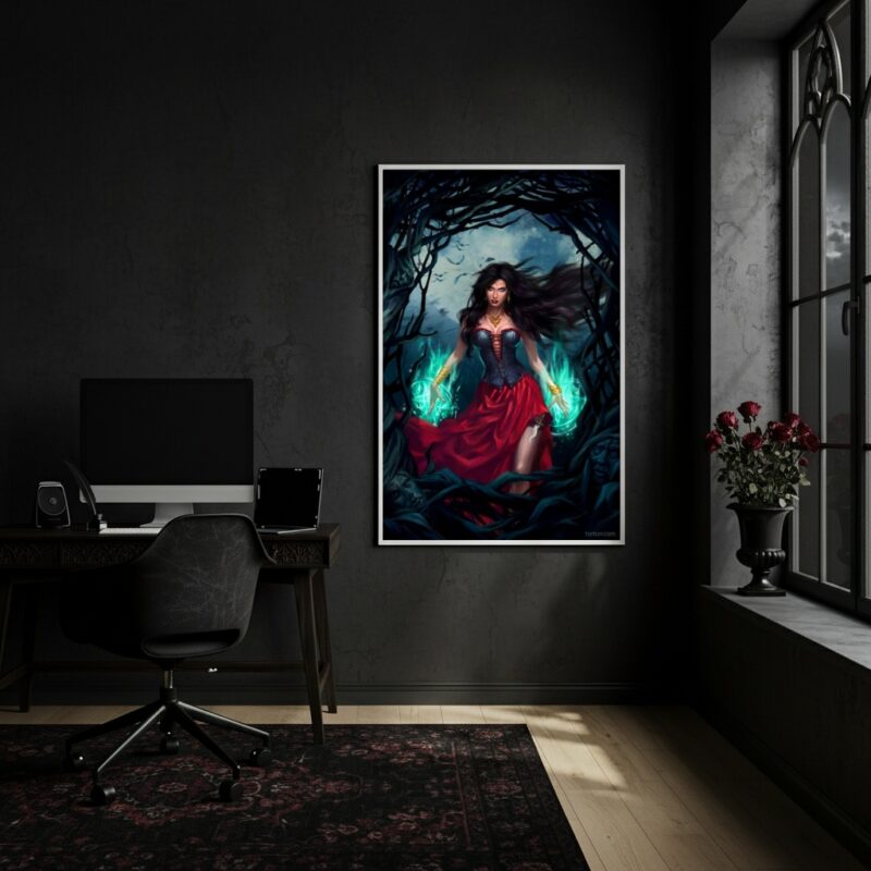 Quadro Maria Mulambo Entidade Protetora - 70x50cm