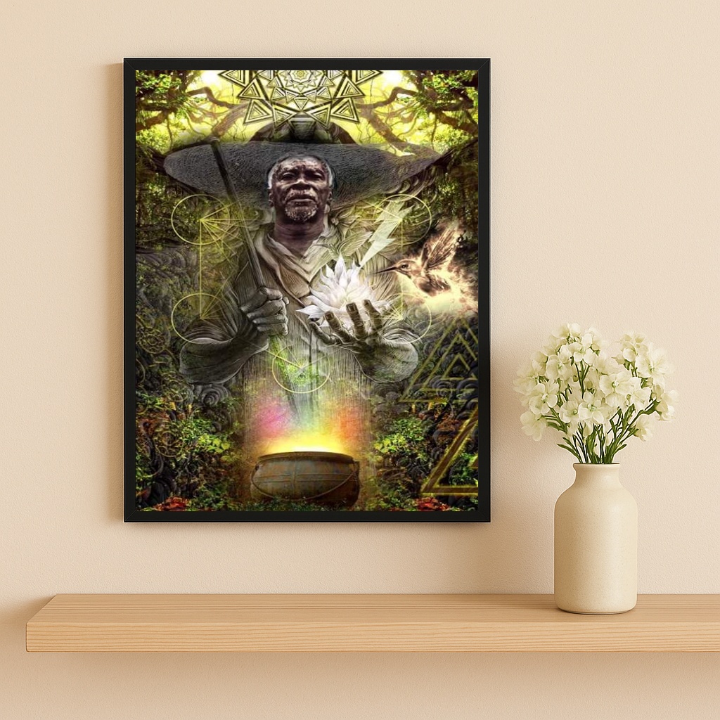 Quadro Mestre Irineu Do Santo Daime