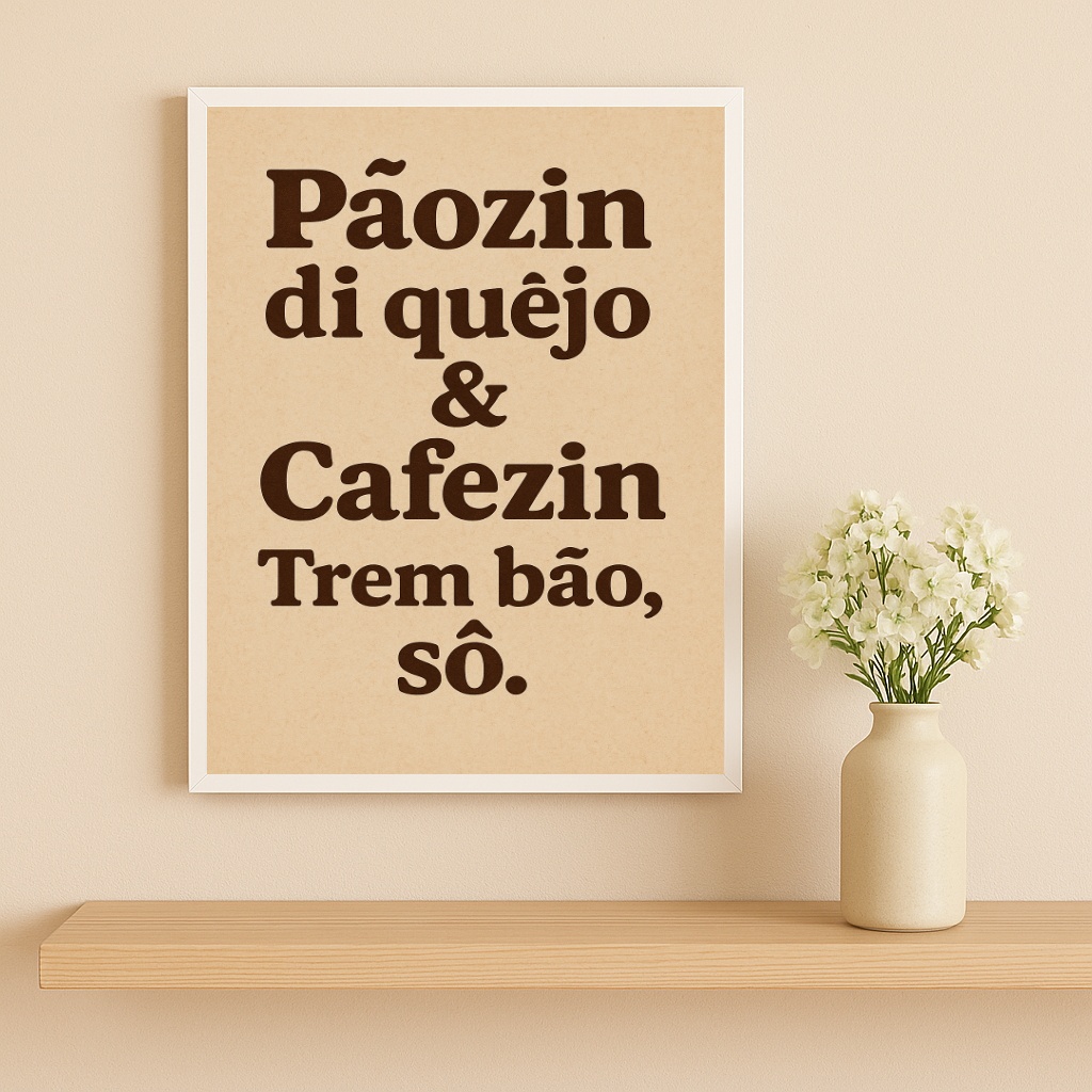 Quadro Mineirês - Pãozin De Quejo