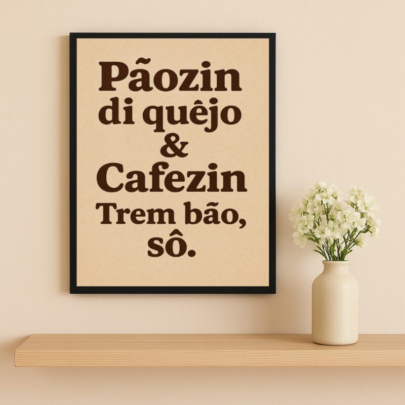 Quadro Mineirês - Pãozin De Quejo