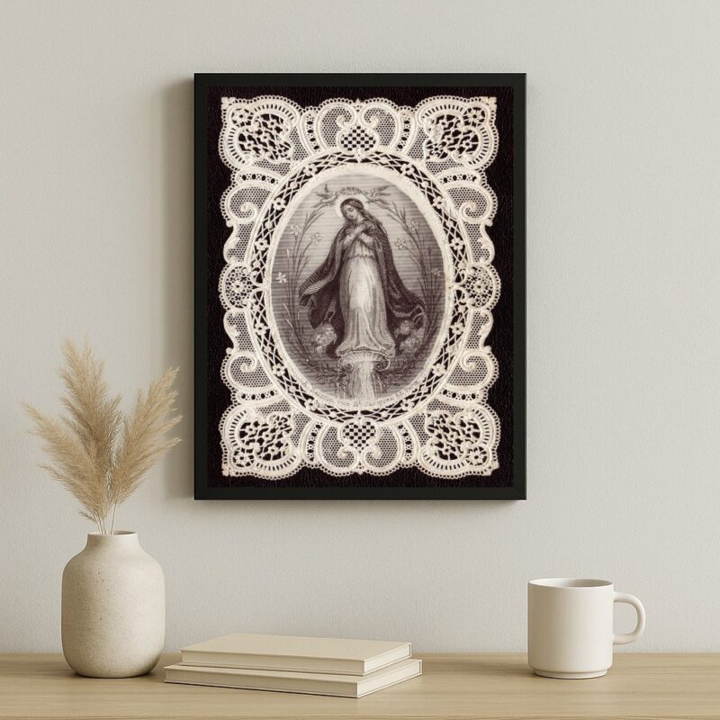 Quadro Nossa Senhora Vintage - Renda