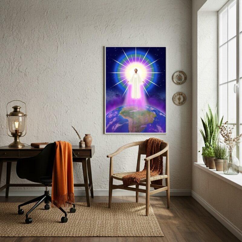 Quadro Saint Germain - Fraternidade Branca - 70x50cm