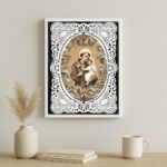 Quadro Santo Antônio Vintage - Renda