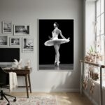 Quadro Decorativo A Bailarina-70x50cm