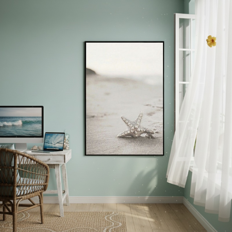 Quadro Decorativo A Última Estrela Do Mar-70x50cm