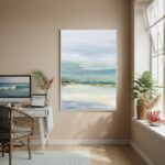 Quadro Decorativo Arte Inspirada Praia-70x50cm