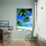 Quadro Decorativo Arte Palmeiras-70x50cm