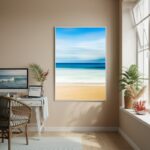 Quadro Decorativo Arte Praia-70x50cm