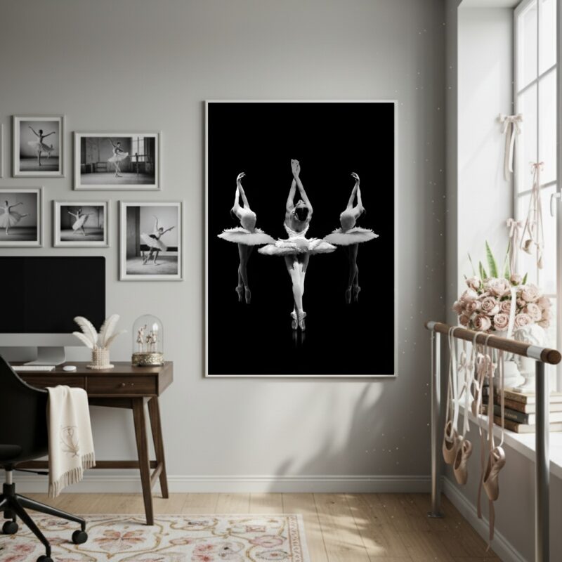 Quadro Decorativo As Bailarinas-70x50cm