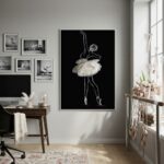 Quadro Decorativo Bailarina-70x50cm