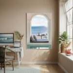 Quadro Decorativo Bela Vista Para O Mar-70x50cm