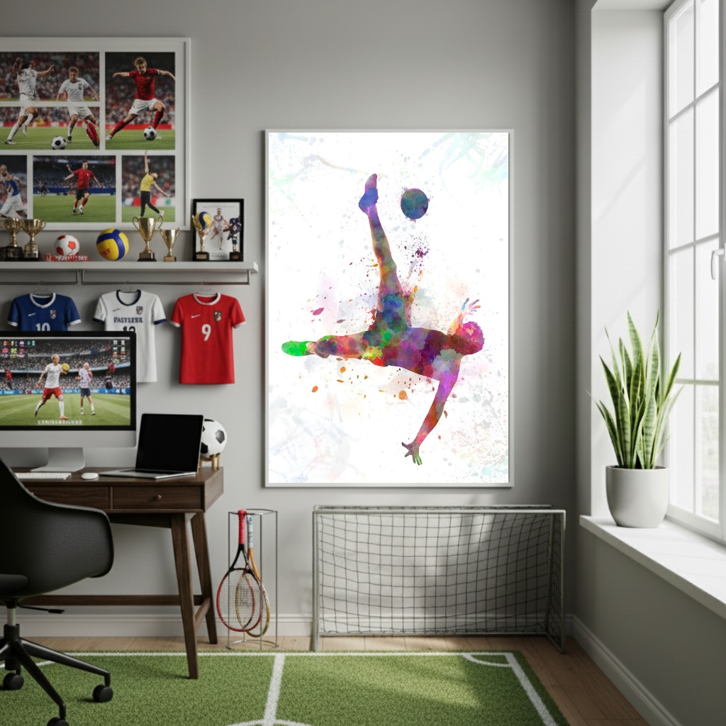 Quadro Decorativo Chute De Bicicleta-70x50cm