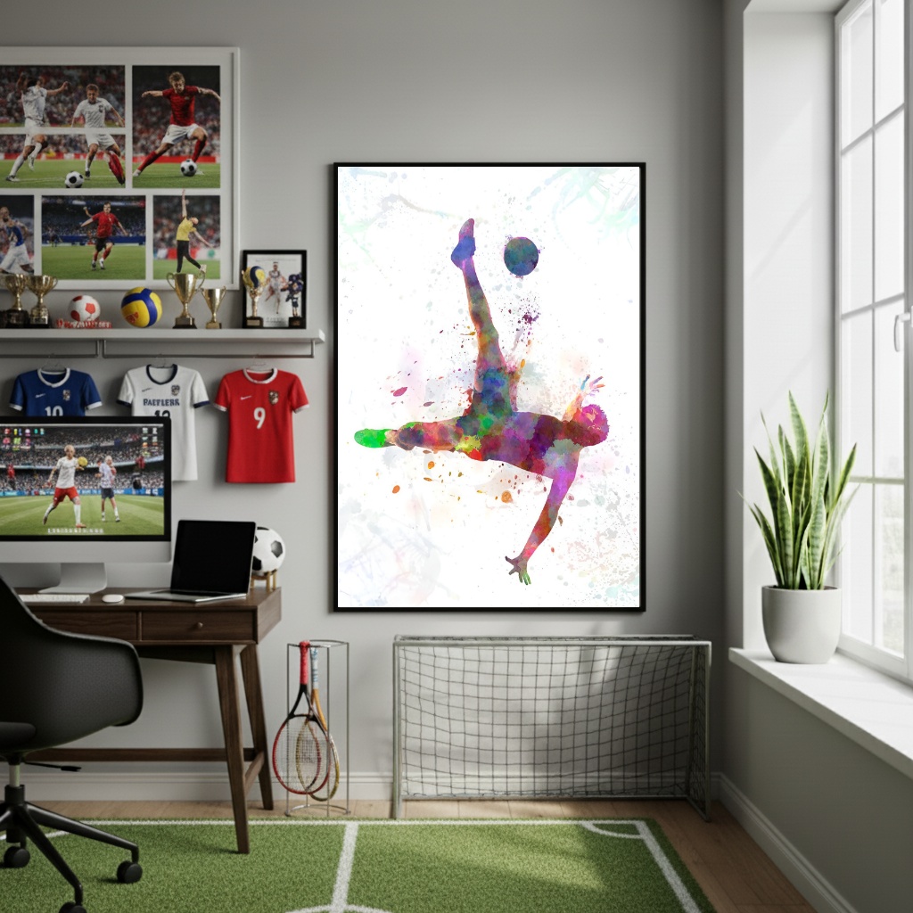 Quadro Decorativo Chute De Bicicleta-70x50cm