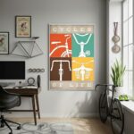 Quadro Decorativo Ciclos Da Vida-70x50cm