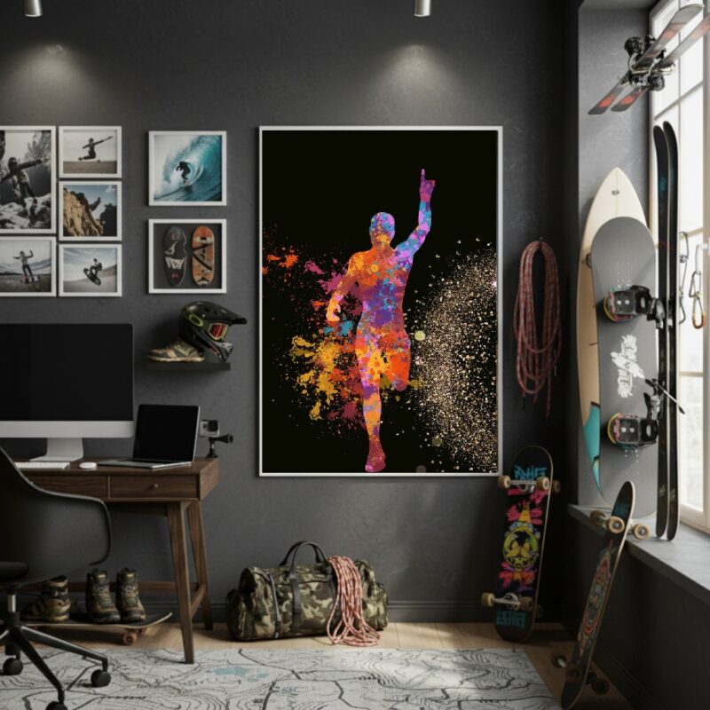 Quadro Decorativo Corrida Radical-70x50cm