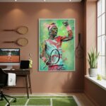 Quadro Decorativo Craque De Tênis-70x50cm