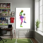 Quadro Decorativo Embaixadas Na Bola-70x50cm