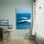 Quadro Decorativo Grandes Ondas-70x50cm