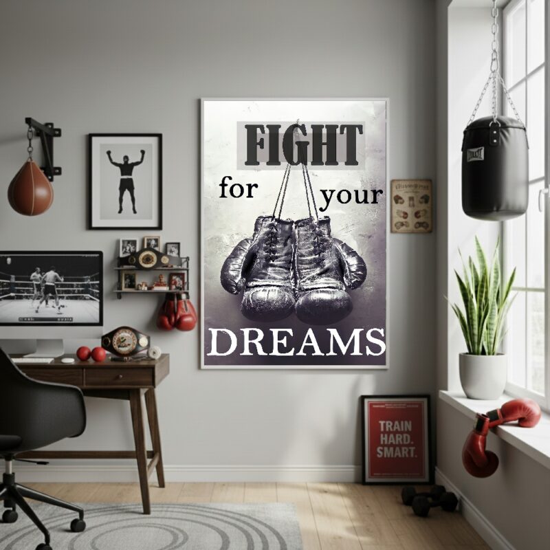 Quadro Decorativo Lute Pelos Seus Sonhos-70x50cm