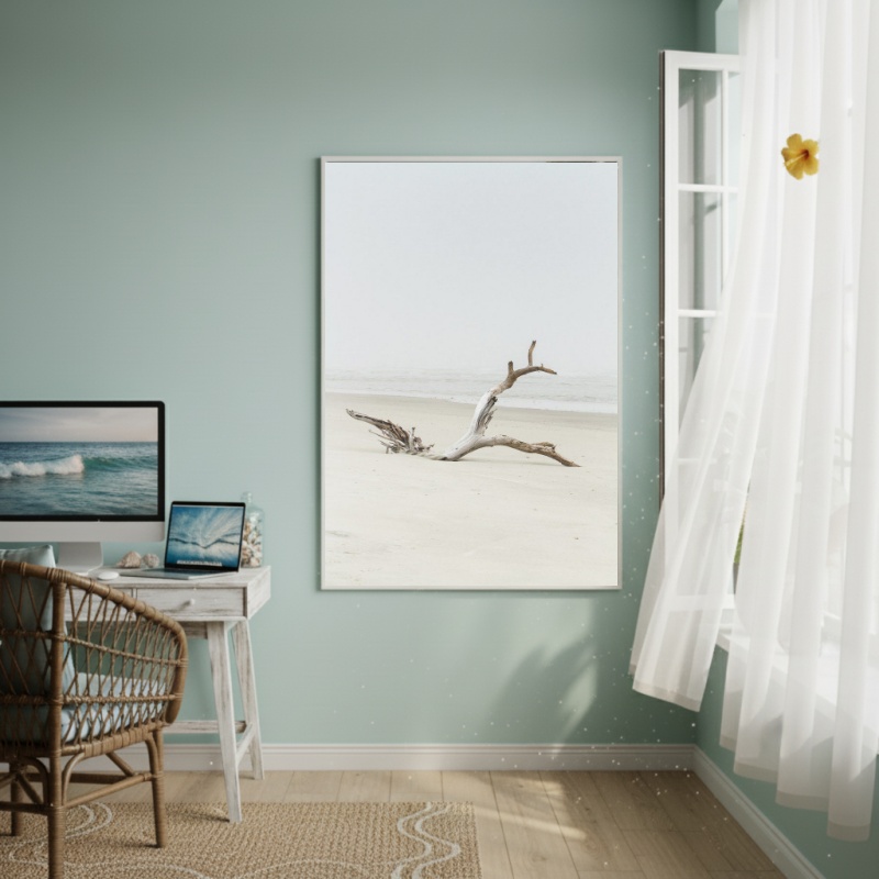 Quadro Decorativo Madeira Flutuante-70x50cm