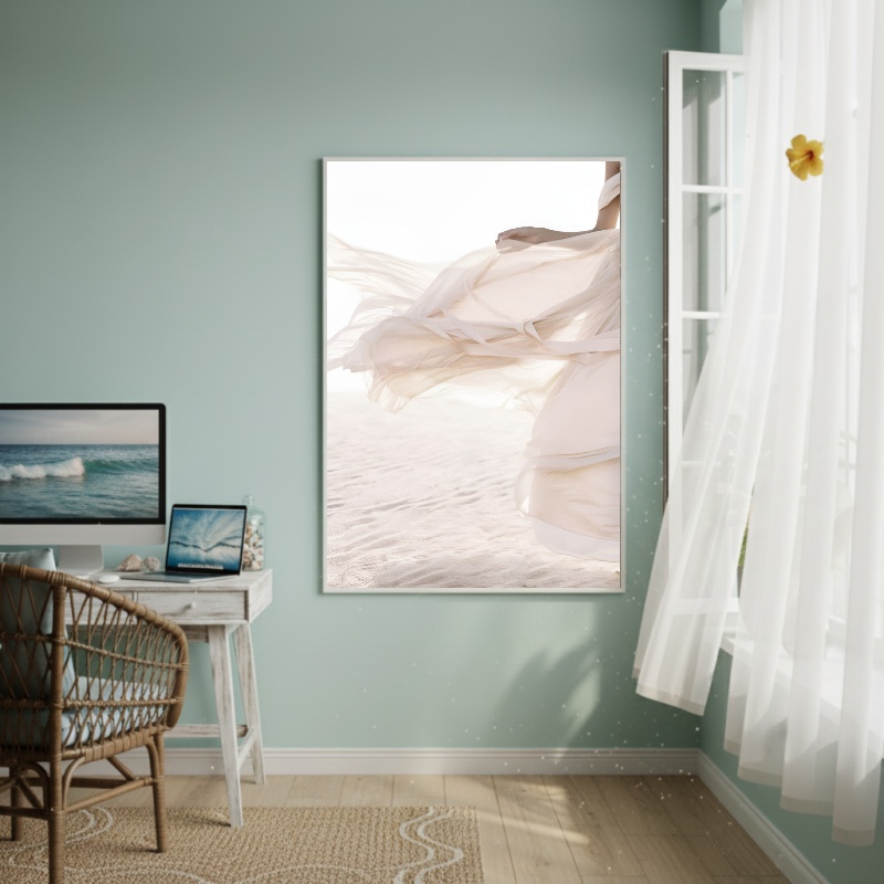 Quadro Decorativo Mulher Das Areias-70x50cm