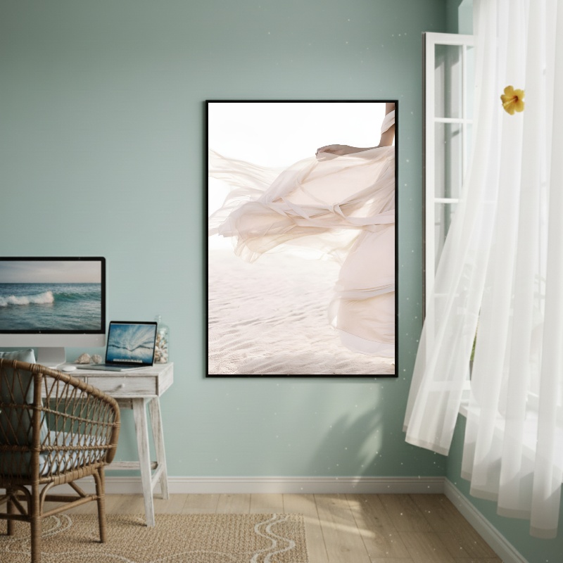 Quadro Decorativo Mulher Das Areias-70x50cm