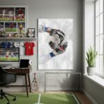Quadro Decorativo Nas Mãos Do Goleiro-70x50cm