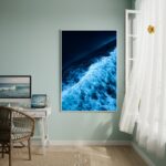 Quadro Decorativo Ondas De Noite-70x50cm
