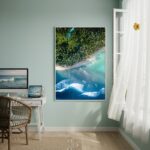 Quadro Decorativo Ondas Do Litoral-70x50cm