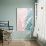 Quadro Decorativo Ondas Do Mar-70x50cm